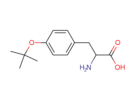 Molecular Structure of 4727-00-8 ((+/-)-O-(tert-butyl)tyrosine)