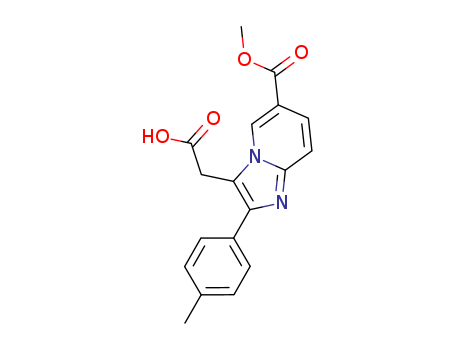 6-(Methoxycarbonyl)-2-(4-methylphenyl)imidazo[1,2-a]pyridine-3-acetic Acid,