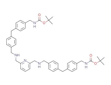 {4-[4-({[6-({4-[4-(tert-Butoxycarbonylamino-methyl)-benzyl]-benzylamino}-methyl)-pyridin-2-ylmethyl]-amino}-methyl)-benzyl]-benzyl}-carbamic acid tert-butyl ester