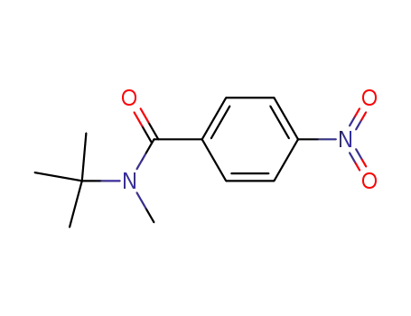 Molecular Structure of 54284-31-0 (N-(1,1-Dimethylethyl)-N-methyl-4-nitrobenzamide)