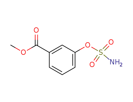 Molecular Structure of 25999-00-2 (Benzoic acid, 3-[(aminosulfonyl)oxy]-, methyl ester)