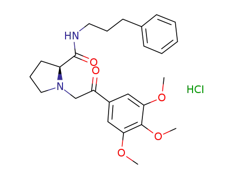 L-Proline, 1-[2-(3,4,5-Trimethoxyphenyl)-2-Oxoethyl] 3-Phenylpropylamide Hydrochloride