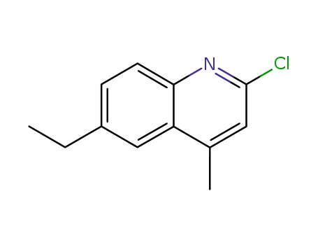 Molecular Structure of 35213-56-0 (2-CHLORO-6-ETHYL-4-METHYLQUINOLINE)