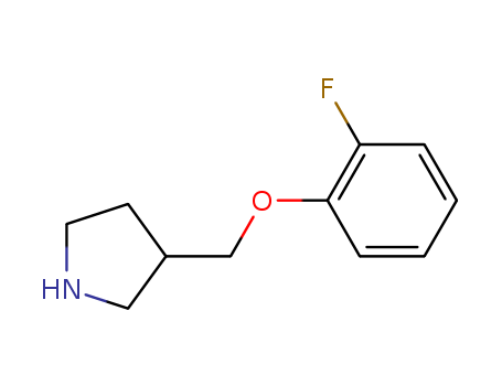3-((2-fluorophenoxy)methyl)pyrrolidine