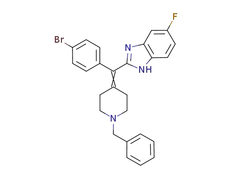 1H-Benzimidazole,
2-[(4-bromophenyl)[1-(phenylmethyl)-4-piperidinylidene]methyl]-5-fluoro-