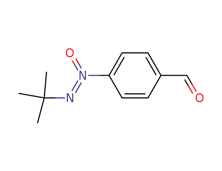 Molecular Structure of 242457-43-8 (p-(tert-butylazoxy-NNO)benzaldehyde)