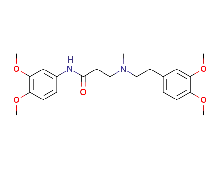 N-(3,4-dimethoxyphenyl)-3-<<2-(3,4-dimethoxyphenyl)ethyl>methylamino>propanamide