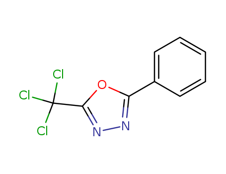 1,3,4-Oxadiazole, 2-phenyl-5-(trichloromethyl)- CAS No  1456-20-8