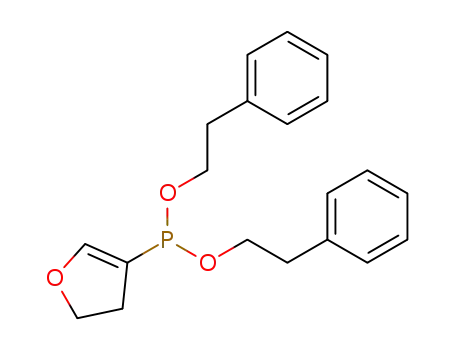 Molecular Structure of 250667-57-3 (4,5-dihydro-3-(di-2-phenylethoxyphosphino)furan)