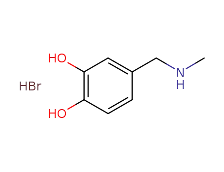 Molecular Structure of 1025423-95-3 (4-[(MethylaMino)Methyl]pyrocatechol HydrobroMide)