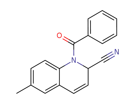 2-Quinolinecarbonitrile, 1-benzoyl-1,2-dihydro-6-methyl-