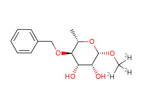 (2H3)methyl 4-O-benzyl-β-L-rhamnopyranoside
