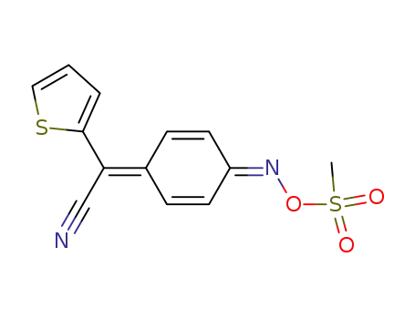 (4-Methylsulfonyloxyimino-cyclohexa-2,5-dienylidene)-thiophen-2-yl-acetonitrile
