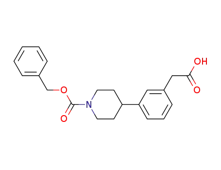 3-[1-(benzyloxycarbonyl)piperidin-4-yl]phenylacetic acid