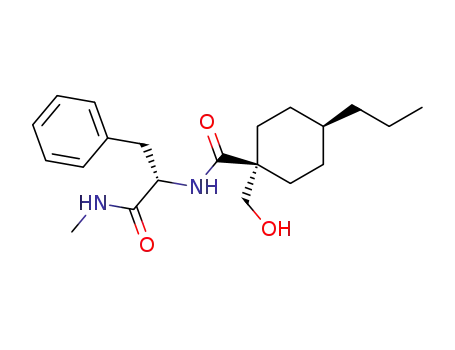 1-Hydroxymethyl-4-propyl-cyclohexanecarboxylic acid ((S)-1-methylcarbamoyl-2-phenyl-ethyl)-amide