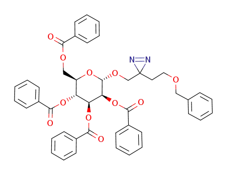 2-azi-4-benzyloxy-1-(2,3,4,6-tetra-O-benzoyl-α-D-mannopyranosyloxy)butane