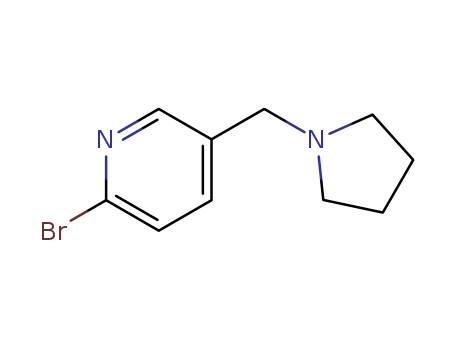 Pyridine, 2-bromo-5-(1-pyrrolidinylmethyl)-