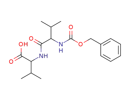 Molecular Structure of 879553-77-2 (optically inactive <i>N</i>-(<i>N</i>-benzyloxycarbonyl-valyl)-valine)
