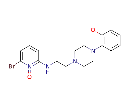 1-(2-methoxyphenyl)-4-(2-(2-(6-bromo)aminopyridinyl-N-oxide)ethyl)piperazine