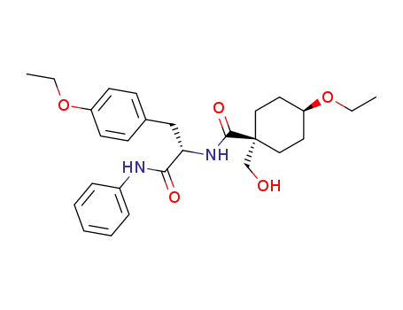 4-Ethoxy-1-hydroxymethyl-cyclohexanecarboxylic acid [(S)-2-(4-ethoxy-phenyl)-1-phenylcarbamoyl-ethyl]-amide