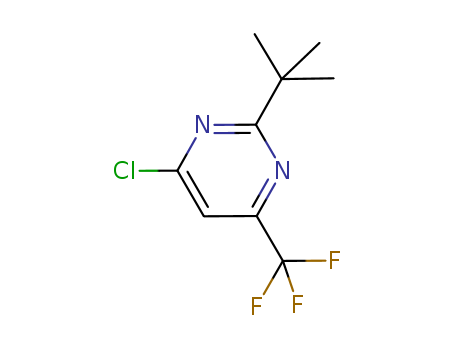 Pyrimidine, 4-chloro-2-(1,1-dimethylethyl)-6-(trifluoromethyl)-