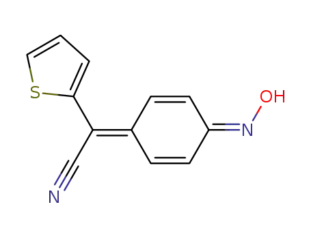 (4-Hydroxyimino-cyclohexa-2,5-dienylidene)-thiophen-2-yl-acetonitrile