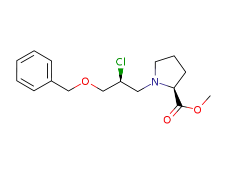 (S)-methyl 1-[(S)-3-(benzyloxy)-2-chloropropyl]pyrrolidine-2-carboxylate