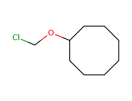Molecular Structure of 58567-17-2 (chloromethoxy-cyclooctane)
