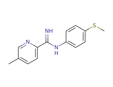 2-Pyridinecarboximidamide, 5-methyl-N-[4-(methylthio)phenyl]-