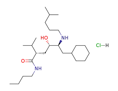 [αS-(αR*,γR*,δR*)]N-Butyl-γ-hydroxy-α-(1-methylethyl)-δ-[(4-methylpentyl)amino]cyclohexanehexanamide hydrochloride