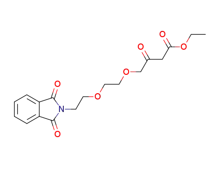 Molecular Structure of 112641-19-7 (Butanoic acid,
4-[2-[2-(1,3-dihydro-1,3-dioxo-2H-isoindol-2-yl)ethoxy]ethoxy]-3-oxo-,
ethyl ester)