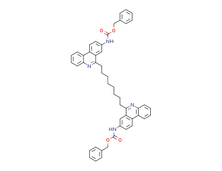 1,8-bis[(8-benzyloxycarbonylamino)-6-phenanthridinyl]-octane