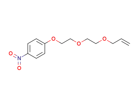 Molecular Structure of 374588-11-1 (1-(2-(2-(allyloxy)ethoxy)ethoxy)-4-nitrobenzene)