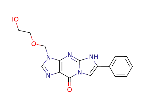 9H-Imidazo[1,2-a]purin-9-one,
3,4-dihydro-3-[(2-hydroxyethoxy)methyl]-6-phenyl-