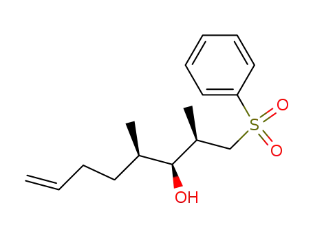 (2R,3S,4R)-1-Benzenesulfonyl-2,4-dimethyl-oct-7-en-3-ol
