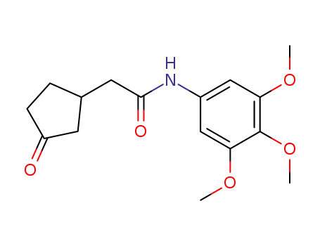 N-(3,4,5-Trimethoxyphenyl)-2-(3-oxocyclopentyl)acetamide