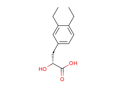 벤젠프로판산, 3,4-디에틸-알파-히드록시-, (알파R)-(9CI)