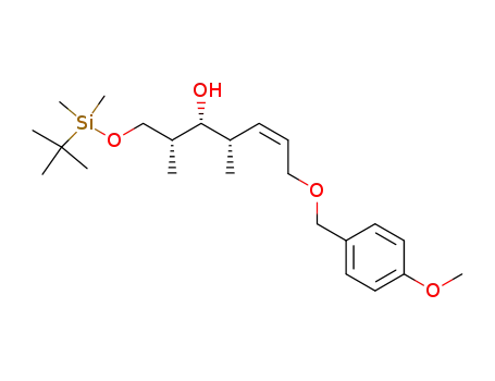 (Z)-(2R,3R,4S)-1-(tert-Butyl-dimethyl-silanyloxy)-7-(4-methoxy-benzyloxy)-2,4-dimethyl-hept-5-en-3-ol