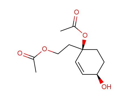 Acetic acid (1R,4R)-1-(2-acetoxy-ethyl)-4-hydroxy-cyclohex-2-enyl ester