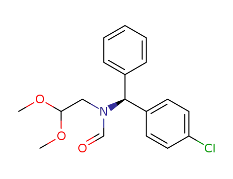 <i>N</i>-[(4-chloro-phenyl)-phenyl-methyl]-<i>N</i>-(2,2-dimethoxy-ethyl)-formamide