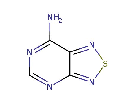Molecular Structure of 2829-57-4 ([1,2,5]Thiadiazolo[3,4-d]pyrimidin-7-amine)