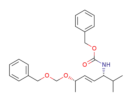 (2S,5R,3E)-2-(Benzyloxymethoxy)-6-methyl-5-(benzyloxycarbonylamino)hept-3-ene