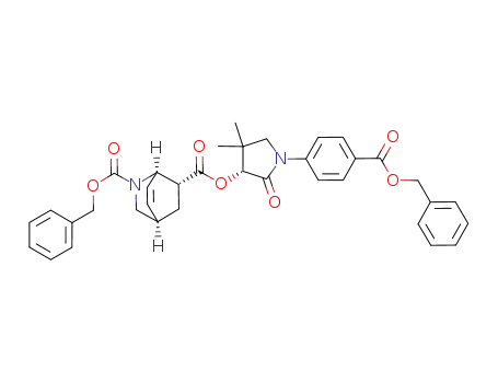 (3'R,1R,4R,7R)-1-[4-(benzyloxycarbonyl)phenyl]-4,4-dimethyl-2-oxopyrrolidin-3-yl 2-(benzyloxycarbonyl)-2-azabicyclo[2.2.2]oct-5-ene-7-carboxylate