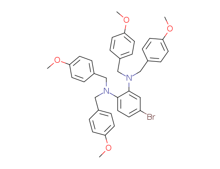 1,2-BENZENEDIAMINE,4-BROMO-N,N,N',N'-TETRAKIS[(4-METHOXYPHENYL)METHYL]-