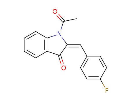 3H-Indol-3-one, 1-acetyl-2-[(4-fluorophenyl)methylene]-1,2-dihydro-,  (2E)-