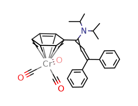 Cr(CO)3(η(6)-C6H5)C(N[CH(CH3)2]2)=C=C(C6H5)2