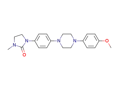 2-Imidazolidinone,
1-[4-[4-(4-methoxyphenyl)-1-piperazinyl]phenyl]-3-methyl-