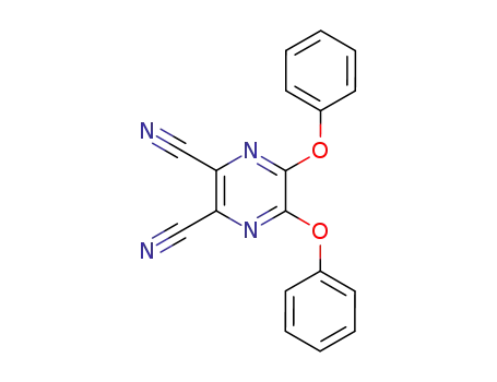 Molecular Structure of 72114-13-7 (3,6-bis(phenoxy)pyrazine-2,3-dicarbonitrile)