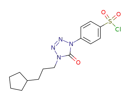 Benzenesulfonyl chloride,
4-[4-(3-cyclopentylpropyl)-4,5-dihydro-5-oxo-1H-tetrazol-1-yl]-