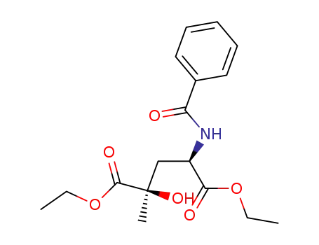 (2R,4R)-4-Benzoylamino-2-hydroxy-2-methyl-pentanedioic acid diethyl ester